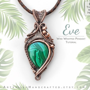 Wire Wrapped Pendant Tutorial, Wire Wrap Tutorial, Jewelry Making Tutorial, Wire Weaving Tutorial, Wire Work Tutorial, Wire Jewelry Pattern
