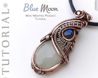 Wire Wrap Tutorial, Wire Wrapping Tutorial, Wire Wrap Pendant Tutorial, Wire Wrap Jewelry Tutorial, Wire Work Tutorial, Wire Jewelry Pattern