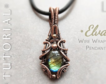Wire Wrap Tutorial, How to Wire Wrap, Wire Jewelry Pattern, Wire Wrapped Pendant Tutorial, ArtsvilleHandcrad Wire Tutorial, Jewelry Tutorial