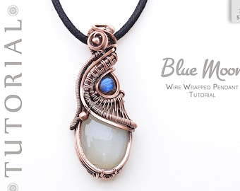 Wire Wrap Tutorial, Wire Wrapping Tutorial, Wire Wrap Pendant Tutorial, Wire Wrap Jewelry Tutorial, Wire Work Tutorial, Wire Jewelry Pattern