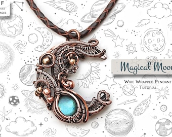Wire Wrap Tutorial, Jewelry Making Pendant Tutorials, Wire Work Tutorial, Wire Jewelry Pattern, DIY Jewelry, Wire Wrapping Tutorials, DIY