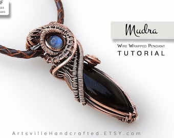 Wire Wrap Tutorial, Jewelry Making, Wire Work Tutorial, Wire Jewelry Tutorial, Wire Wrapping Tutorial, Wire Wrapped Pendant Tutorial