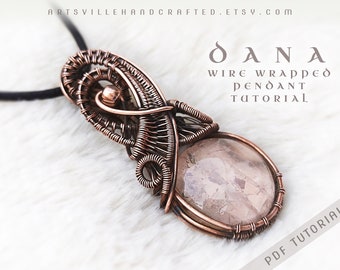 Dana: Anleitung für Wire Wrapping, Anleitung für Wire Wrapping, Anleitung für Wire Wrapping, Anleitung für Wire Wrapping Schmuck, Anleitungen für Anhänger, Anleitungen für das Weben von Wire Wrapping