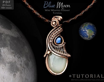 Wire Wrap Tutorial, Wire Wrapping Tutorial, Wire Wrap Pendant Tutorial, Wire Wrap Jewelry Tutorial, Wire Work Tutorial, Wire Jewelry Pattern