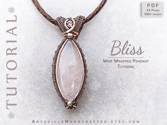 Etsy wire deals wrapped pendants