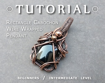 ワイヤーラップチュートリアル、ワイヤーラッピングチュートリアル、ワイヤーラップジュエリーチュートリアル、ワイヤーラップペンダント、インスタントダウンロード、ワイヤーウィービングチュートリアル、アート