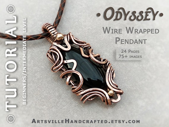 Wire Weave Tutorial Wire Wapping Tutorial Wire Wrapped | Etsy