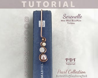 Wire Wrap Beads Lesezeichen Tutorial – Einfache DIY Lesezeichen Anleitung für Anfänger Schritt-für-Schritt PDF Lesezeichen Muster DIY Geschenk für Leser