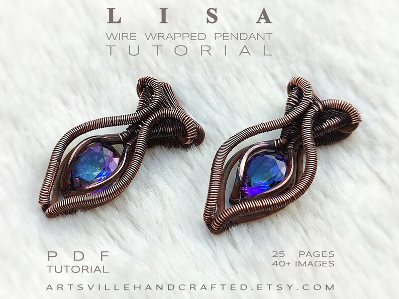 Lisa: Wire Wrapping Tutorial Wire Wrap Tutorial Wire Wrapped - Etsy