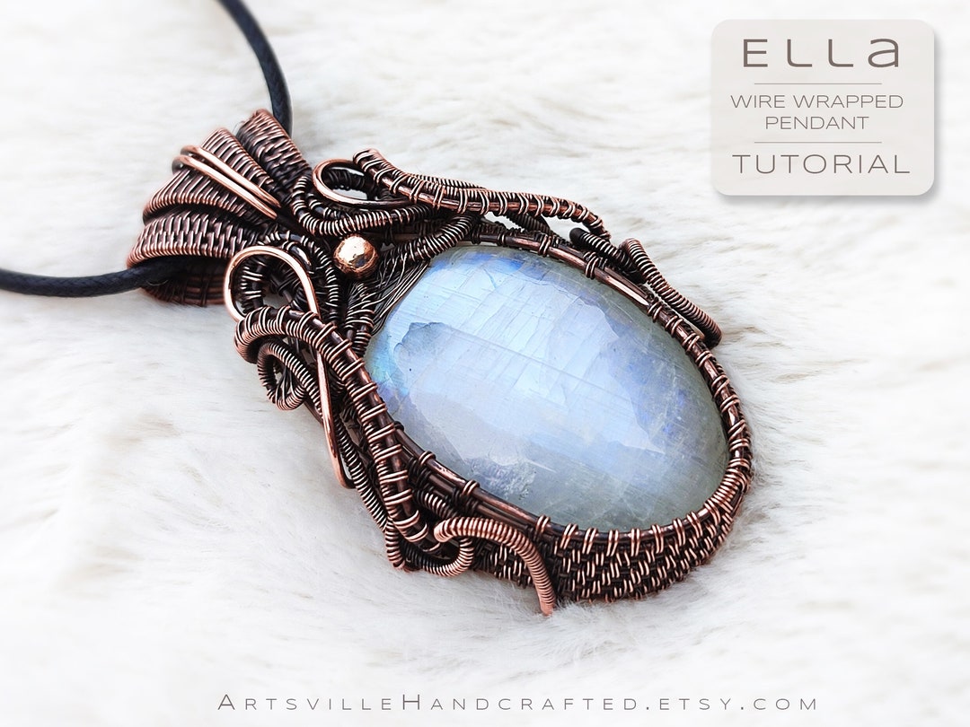Ella : Wire Wrapped Pendant Tutorial by Artsvillehandcrafted, Wire Wrap ...