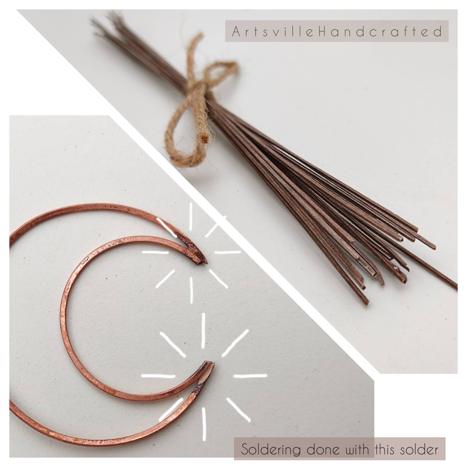 22ga Copper Soldering Wire Copper Solder Copper Color Solder Etsy