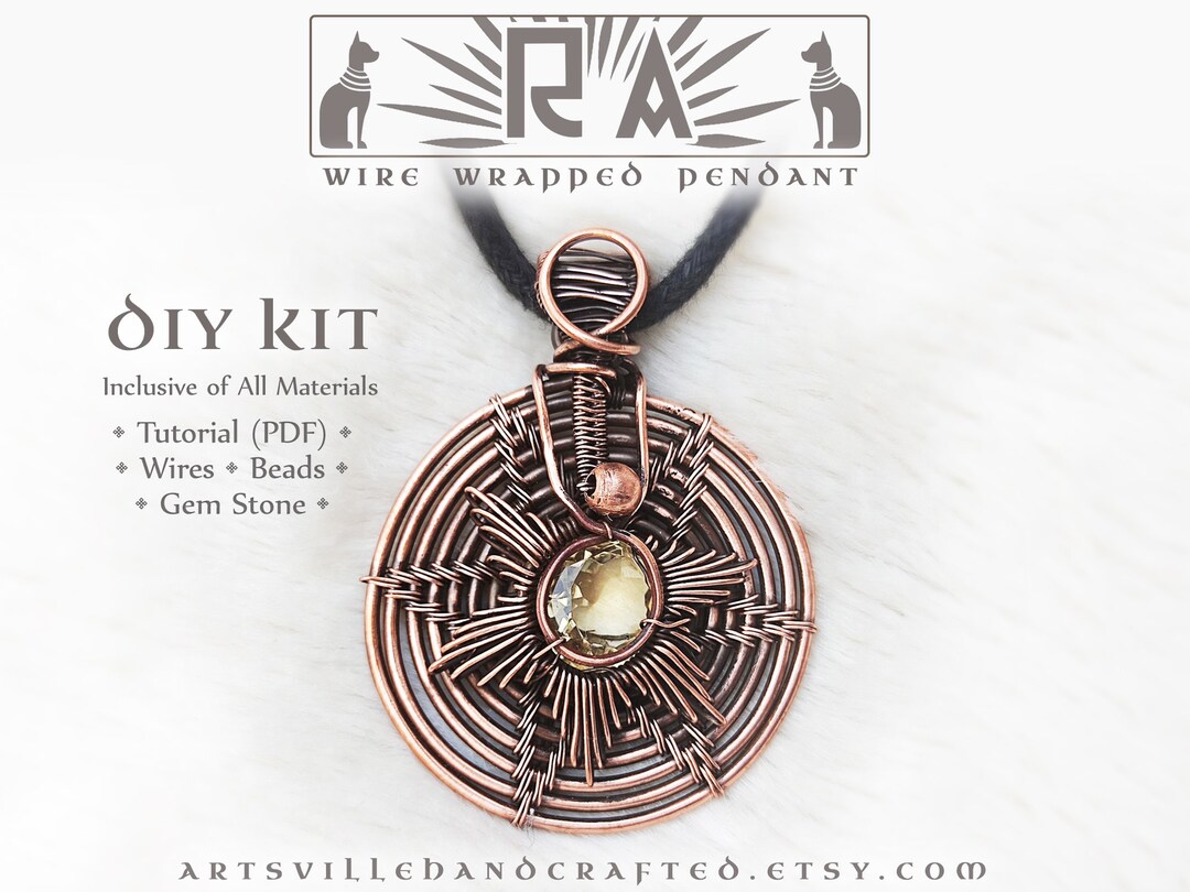 Ra Wire Wrap Kit DIY Jewelry Kits Craft Kits for Adults DIY Etsy