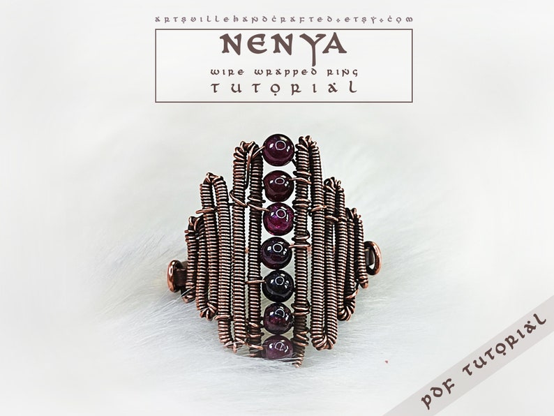 Easy wire and bead ring tutorial for beginners. Master basic jewelry crafting skills and create a beautiful handmade ring with beads and wire.  Step-by-step guide to create your own beaded wire ring in no time!