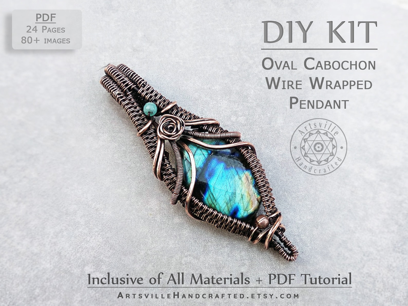 Full Wire Wrapping DIY Kit Jewelry Making Kit DIY Kits for Etsy