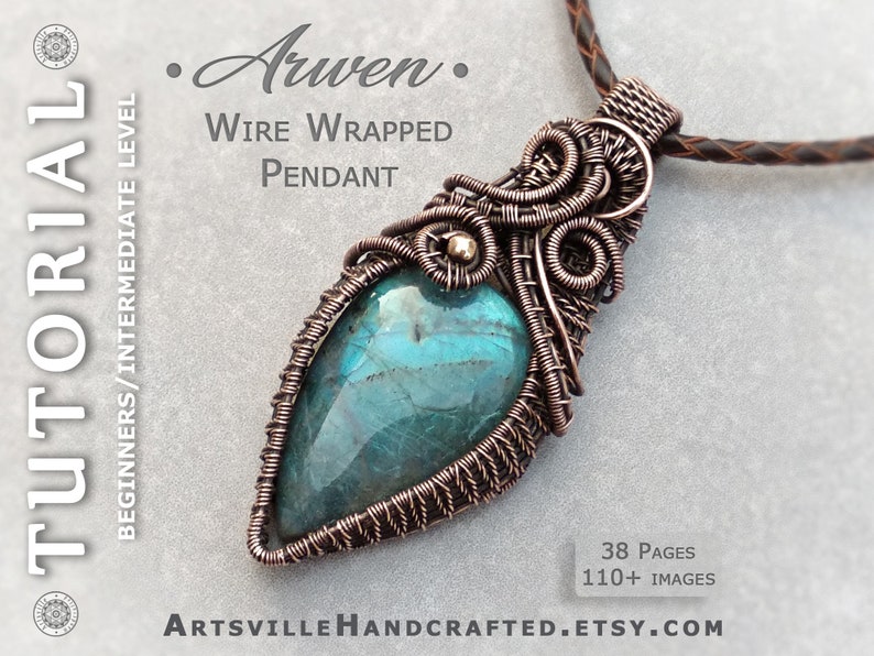 DIY wire wrapping tutorial for creating gemstone pendants. This step-by-step guide covers essential techniques for intermediate - advanced artists.