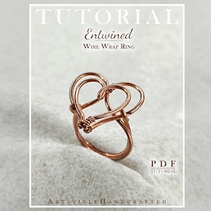 Wire Wrap Heart Ring Tutorial for Beginners : Easy Jewelry Making Guide