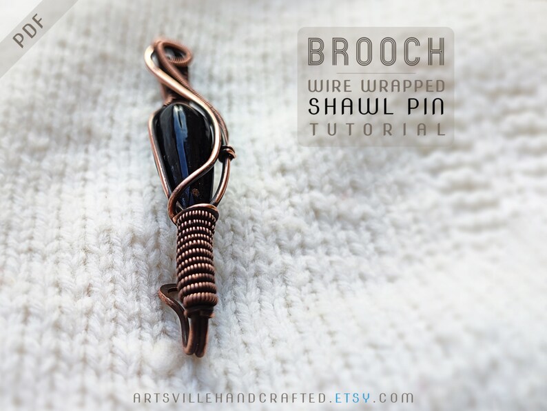 Discover the art of making a wire wrap shawl pin with this beginner-friendly tutorial! This detailed guide walks you through every step to create an elegant, handcrafted brooch using wire wrapping techniques. Whether you want to make a custom pin for your shawls, scarves, or sweaters, this DIY jewelry tutorial helps you create a timeless accessory. Perfect for wire jewelry enthusiasts, this tutorial is available as a digital PDF download for instant learning and crafting!