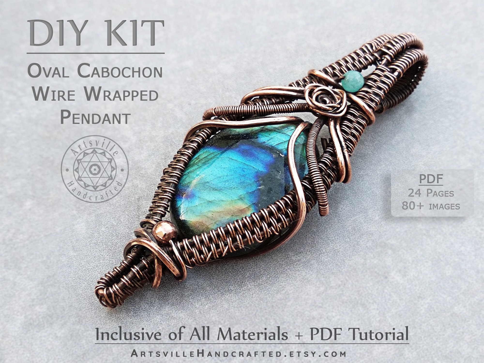 DIY Wire Wrapping Kit for Adults Jewelry Making Craft Kits Gifts for Her