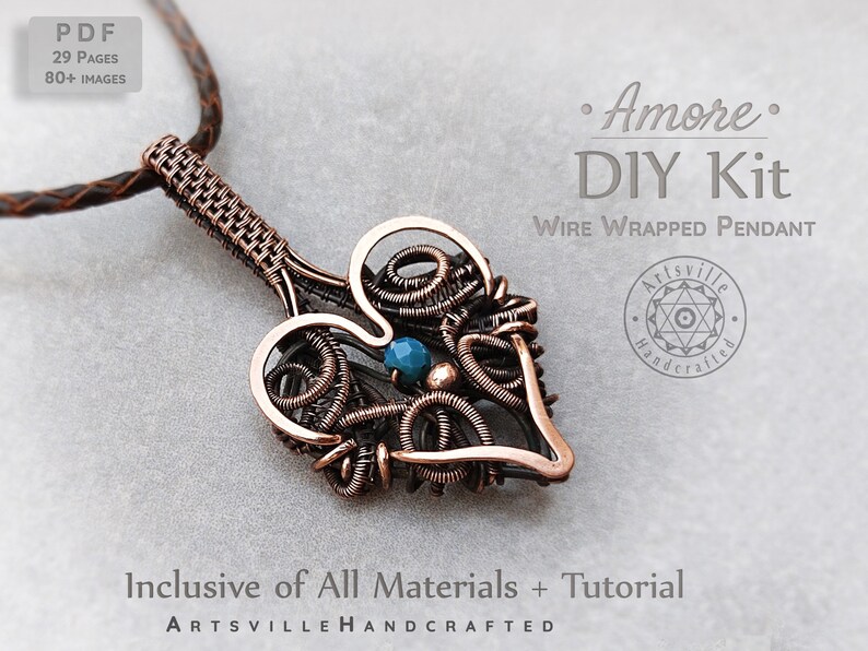 Wire Wrapping Kit Jewelry Making Kit Full DIY Kit Wire Wrap Etsy