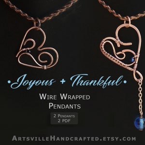Wire Wrap Heart Pendant Tutorial, Wire Tutorial, Wire Wave Tutorial, Wire Jewelry Tutorial, Wire Wrap Tutorial, DIY Valentine&#39;s Gift for Her