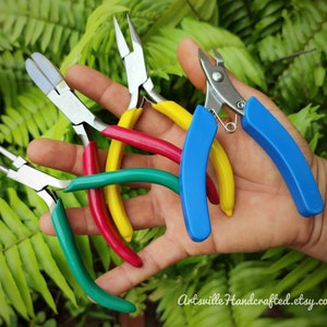 4 Pack Jewelry Pliers Jewelry Making Pliers Tools Kit for Wire Wrapping  Earring Supplies 