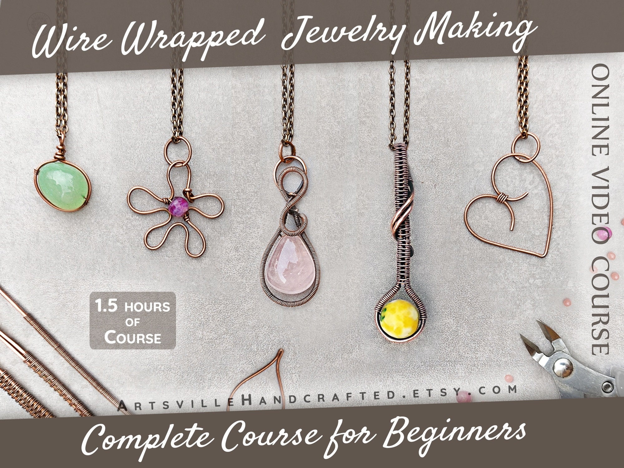 Wire-Wrapped Jewelry for Beginners: Step-By-Step Illustrated Techniques, Tools, and Inspiration [Book]