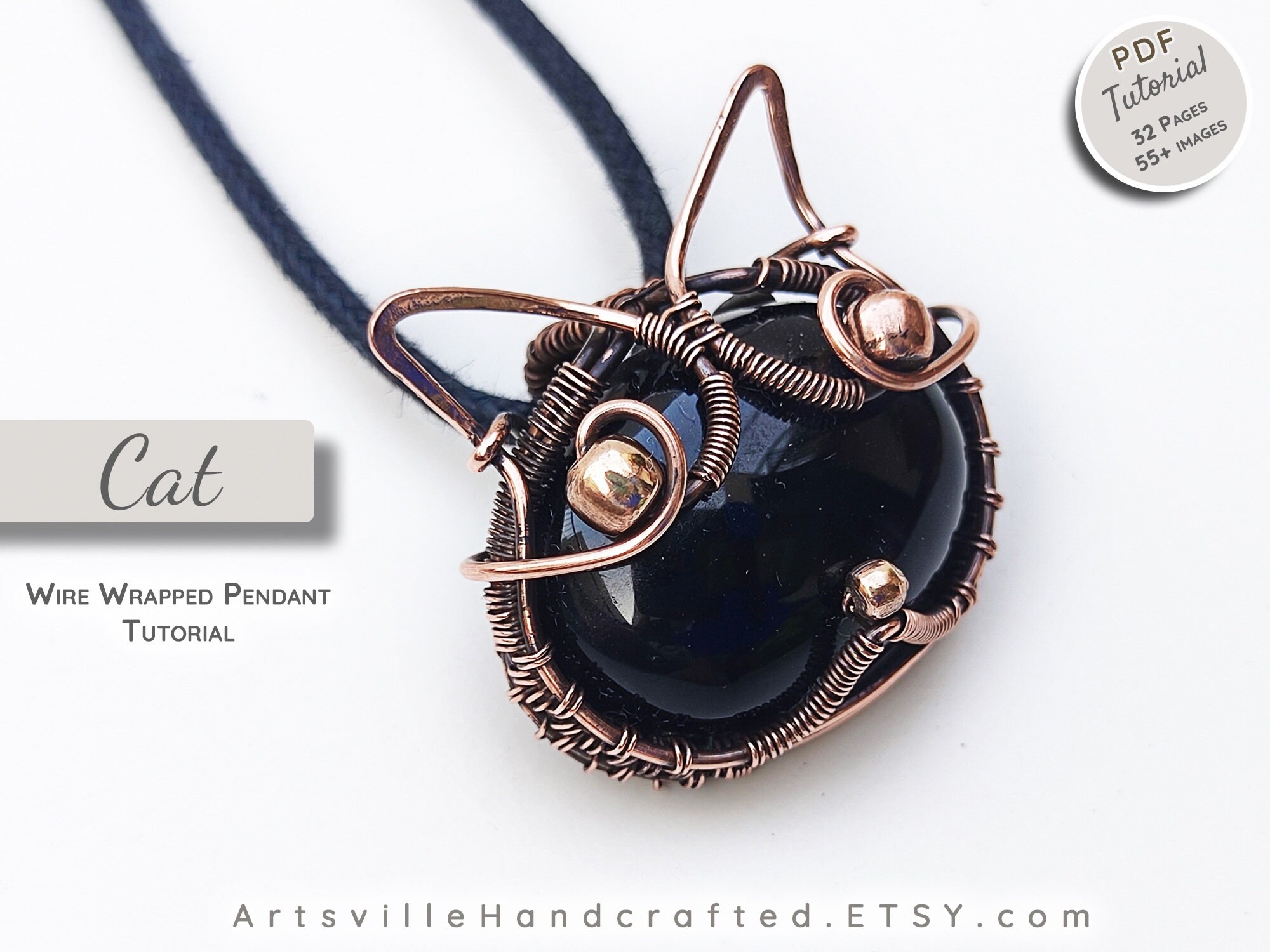 Cat :wire Weaving Tutorial Wire Jewelry Tutorials Wire Wrap | Etsy