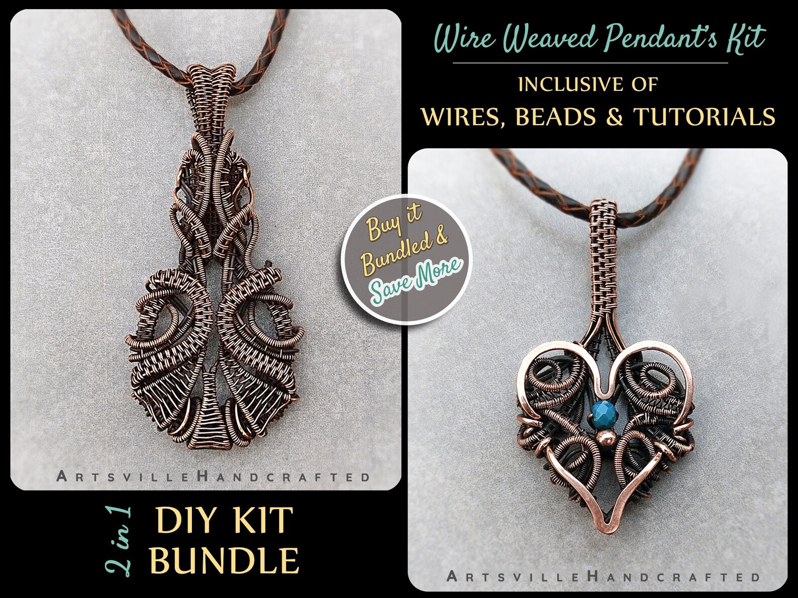Wire Wrapping Kit Jewelry Making Kit Full DIY Kit Wire Wrap Etsy