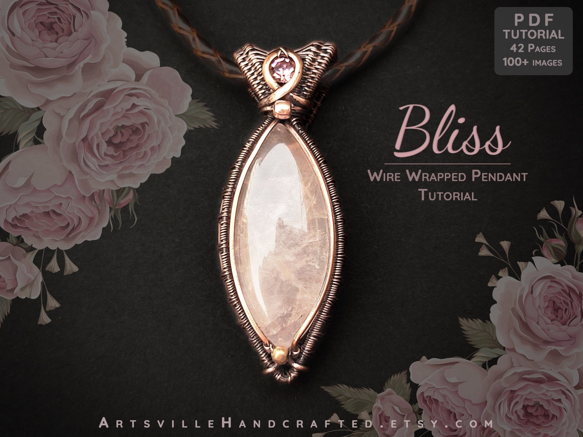 Wire Wrapped Pendant Tutorial, Wire Wrap Tutorial, Jewelry Making ...