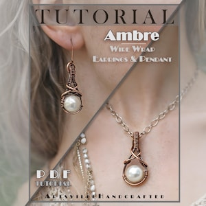 Wire Wrap Tutorial for Beginners : Easy Bead Patterns for Wire Wrap Earrings and pendant | DIY Wire Wrapping Jewelry Making