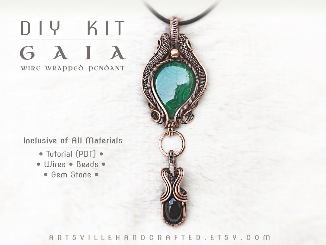 Gaia Intermediate Wire Wrap Kit Wire Jewelry DIY Kit Craft Etsy