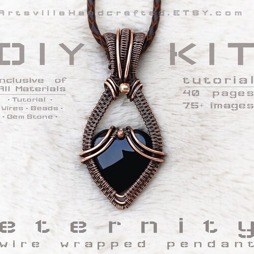 Wire Wrap Jewelry Making Kit Wire Wrapping Crystals Kit Etsy