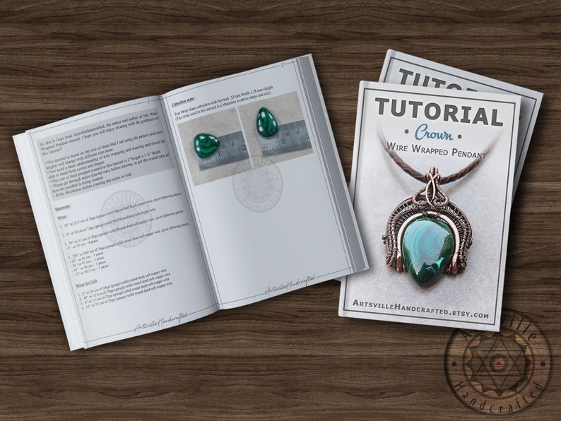 Wire Wrapped Pendant Tutorial Wire Weaving Tutorials Wire - Etsy