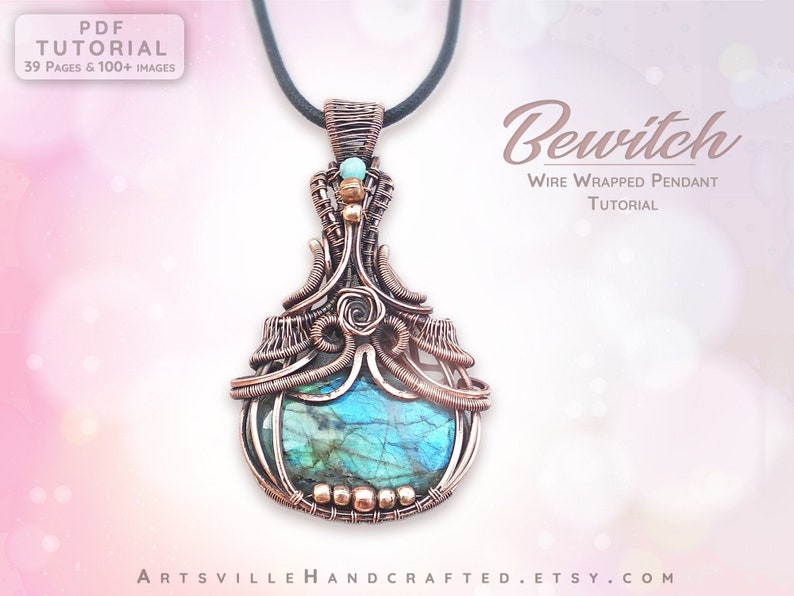 Wire Wrap Tutorial Wire Weave Tutorial Wire Wrapping | Etsy