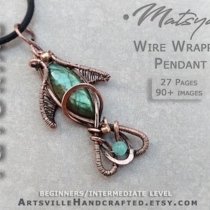 Fish Necklace, Wire Jewelry Tutorial, Wire Wrap Tutorial, Wire Pendant Tutorial, Wire Tutorial, Wire Weaving Tutorial, Wire Wrapping Tutoria