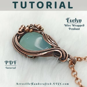 Evelyn Wire Wrap Pendant Tutorial : Step by Step Instructions for Wire ...