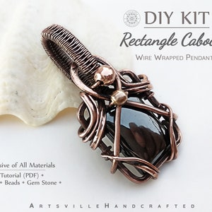 Wire Wrapping Kit for Beginner, Jewelry Making Kit, Adult DIY Kit, Wrapping Jewelry Stones FUll DIY Kit, Craft Kits for Adults, DIY Kits
