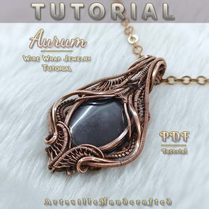 Aurum: samouczek tworzenia wisiorków z drutu autorstwa ArtsvilleHandcrafted