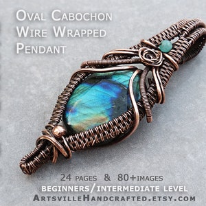 Wire Wrap Tutorial, Wire Weaving Wire Wrapping Tutorial, Wire Wrap Jewelry Tutorial, Wire Work Tutorial, Wire Pendant Tutorial, DIY Jewelry