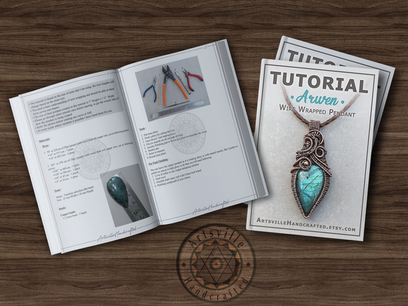 Wire Weave Tutorial Wire Wrapping Tutorial Wire Tutorial | Etsy