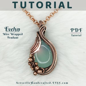 Evelyn Wire Wrap Pendant Tutorial : Step by Step Instructions for Wire ...