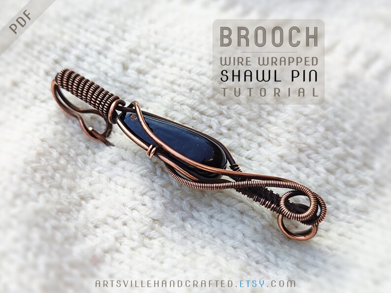 Master the art of wire wrapping with this shawl pin tutorial! Designed for jewelry makers and craft lovers, this PDF tutorial guides you through creating a beautiful, handmade shawl pin. Learn wire wrapping techniques to design unique brooches for scarves, cardigans, and more. Whether you're a beginner or advanced, this step-by-step DIY guide will help you create a stylish wire wrap accessory. Download your tutorial now and start crafting beautiful handmade jewelry pieces!