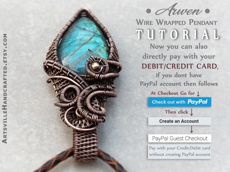 Step-by-step wire wrapping tutorial for gemstone pendants. This PDF guide teaches you how to shape and secure wire around stones, creating elegant and durable handmade jewelry. Perfect for beginners & advanced crafters looking to improve their skills