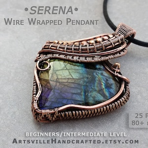 Wire Jewelry Tutorial, Wire Wrapping Tutorial, Wire Weave Tutorial, Wire Wrap Jewelry Tutorial, Wire Pendant Tutorial, Wire Wrap Tutorial