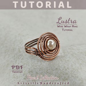 Simple wire wrapping ring tutorial, learn to make your own beaded jewelry, easy and fun.