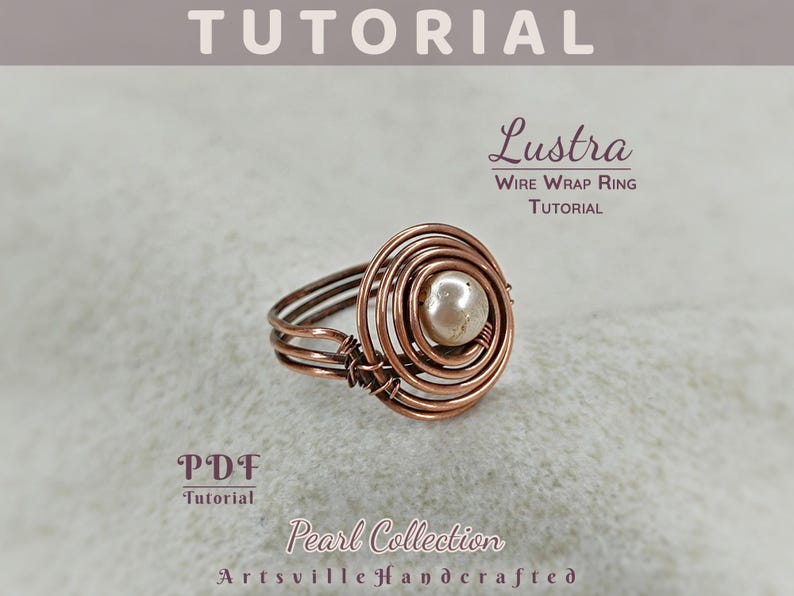 Simple wire wrapping ring tutorial, learn to make your own beaded jewelry, easy and fun.
