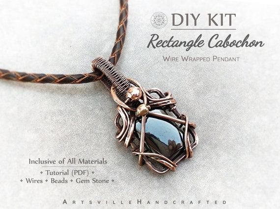 Wire Wrapping Kit for Beginner, Jewelry Making Kit, Adult DIY Kit, Wrapping  Jewelry Stones Full DIY Kit, Craft Kits for Adults, DIY Kits 