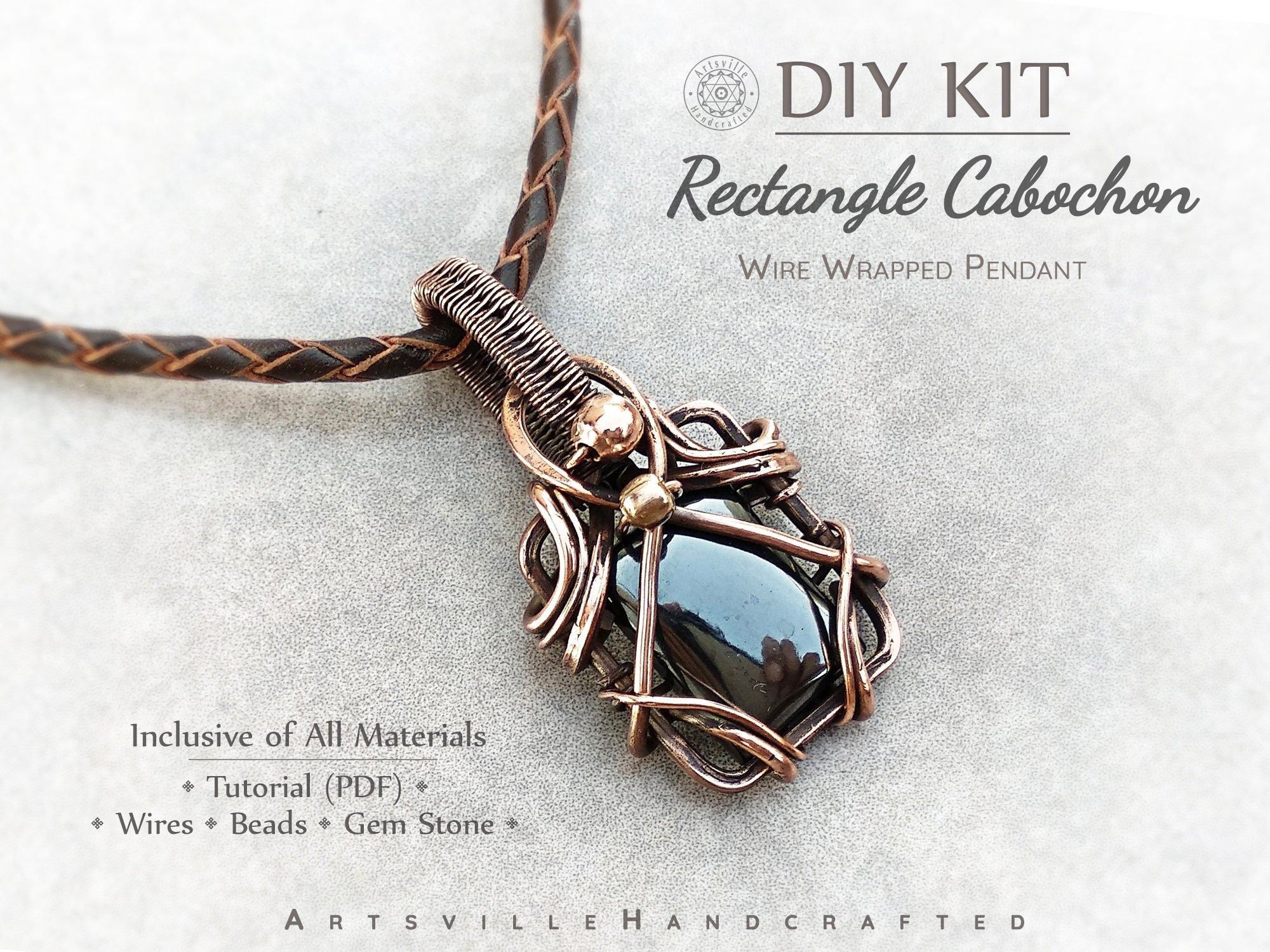Full DIY Kit, Wire Wrapping Kit, Jewelry Making Kit, Craft Kits