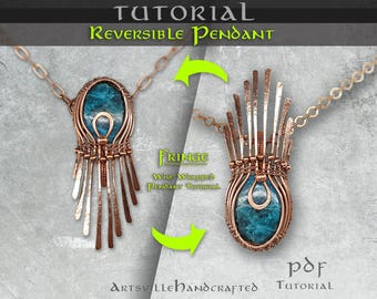 Wire Wrapped Pendant Tutorial PDF – Step‑by‑Step Guide to Cabochon Setting & Wire Wrapping Patterns for DIY Jewelry, Wire Wrap Tutorial