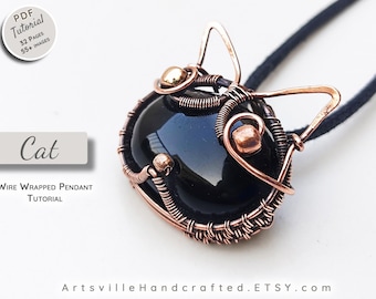 Cat :Wire Weaving Tutorial, Wire Jewelry Tutorials, Wire Wrap Tutorial,  Wire Wrapping Tutorial, Wire Tutorials, Jewelry Making Tutorial DIY